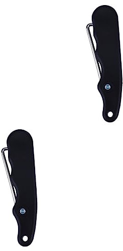 CLISPEED Werkzeuge 2 Stück Schuhspanner Schwarz Skateboard Schwarze Krawatte Schwarze Schnürsenkel Skate-Spitzenspanner Stiefel Edelstahl S-Haken Professionelle Schuhe Schnürsenkel