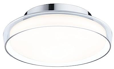 Paulmann 71078 LED Deckenleuchte Selection Bathroom Luena IP44 3000K 600lm 230V 11,5W Glas, Chrom Badleuchte