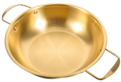 GOOHOCHY Korean Noodle Pot Instant Noodle Maker Soup Stock Pot Stainless Steel Ramen Cooker