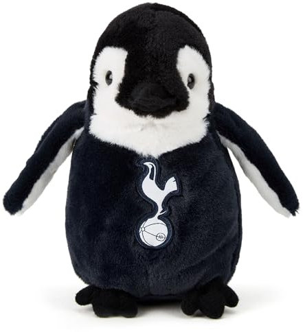 The Gift Scholars Tottenham Hotspur FC 22cm Penguin Plush: Officially Licensed eco-Friendly Football Soft Toy, ideal for Spurs Fans Young and Old.