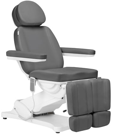 ACTIVESHOP Elektrischer Fußpflegestuhl Sillon Classic, 2 Motoren, grau