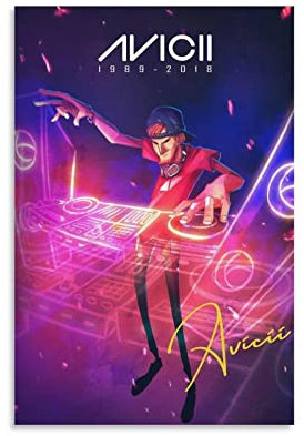 YIFANF Leinwand Druck Poster 50 * 70cm Senza Cornice Avicii-1