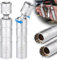Yimomoyi 2Pcs Thin Wall Spark Plug Socket, Magnetic Spark Plug Socket Set, 3/8 Inch 12 Point Universal Joint Spark Plug Wrench, Car Repair Spark Plug Removal Tool(14mm & 16mm)