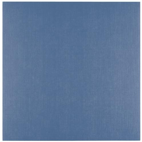 Florence Tonkarton 30,5 x 30,5 cm - 10 St. mit Leinen Struktur Maritime (Blau) 250 g - Scrapbooking Bedarf und Bastelpapier für Kartenbasteln, Scrapbooking und Journaling - Reißfest Buntpapier