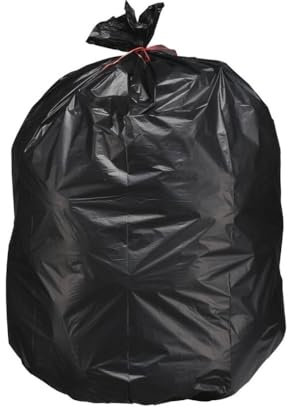 LPF LE PETIT FOURNISSEUR - Lot de 100 Sacs Poubelle 160L - Sacs Grand Volume - 100% Recyclable - 40µ - PEBD recyclé - Qualité Professionnelle - Haute Résistance poids et objets coupants - Couleur Noir