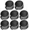 Tolaily 8 x Series Gas Cooker Knob, 8 mm Cooker Control Switch Range Oven Hob Burner Knob for Kitchen Replacement Accessories