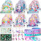 Toylink Unicorno Gadget Compleanno Bambini Regalini Fine Festa Compleanno con Borsa Unicorno Bambina Portachiavi Tatuaggi Braccialetto in Silicone Unicorno Pensierini per Bambini Bambina Dopo Festa