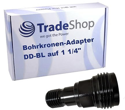 Trade-Shop Adaptateur de couronne de forage DD-BL vers 1 1/4 compatible avec les forets Hilti DD200 DD160E DD250E