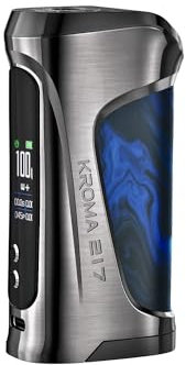 INNOKIN Kroma 217 Vape Mod - [Requires a 18650/21700 Battery - Sold Separately] 100w, Button Activated, Threaded 510 Connection, MTL and DTL Vaping, Multiple Modes, No Nicotine (Mariana Blue)