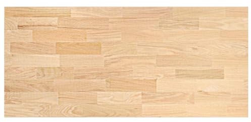 vidaXL Encimera de Cocina Rectangular Madera Maciza Roble