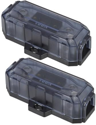 JECOMPRIS 2pcs Anl Fuse Holder Car Audio Fuse Block for Battery Terminal Distribution Block for Automotive Part
