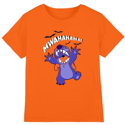 Lilo and Stitch Boy's Evil Laugh Unisex Kids T Shirt