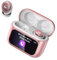 VEKJ Bluetooth Kopfhörer, Mini Schlafkopfhörer Bluetooth 5.4 mit Touchscreen, 2025 Neue in Ear Kopfhörer Kabellos mit ENC Noise Cancelling, IP7 Ohrhörer mit 48H Immersiver Deep Bass Ohrhörer, Rosa