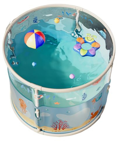 Wezalget Bañera Plegable Para Adultos | Baño Relajante - Piscina Plegable Grande Para Remojo De Niños Y Adultos Viajes Exterior Ducha Agua Fría Y Caliente