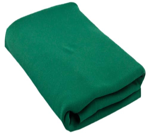 Einfarbiger Jerseystoff uni dunkel grün – 95% Baumwolle, 5% Elasthan | Weich & Dehnbar, vielseitig zum Nähen | 100 cm x 150 cm