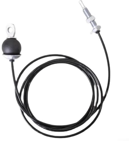 Cavo per puleggia fitness in acciaio rivestito in plastica, 5 mm, ricambio per rack elettrici da palestra per casa, macchine Lat e cavi, filo nero (4 metri)