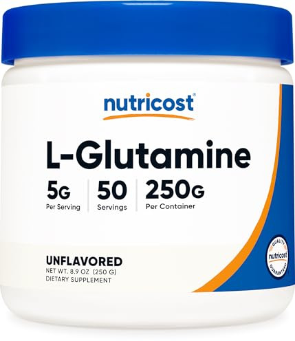 Nutricost L-Glutamine Powder 250 Grams