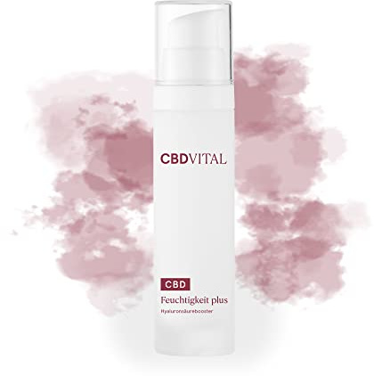 CBD Feuchtigkeit Plus Gel | 50 mg Cannabidiol | Feuchtigkeitsbooster mit Anti Aging Effekt | Biokosmetik | 100% vegan | Glättend, erfrischend & aufpolsternd