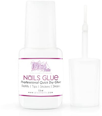 Colle Faux Ongles Professionnelle 7,5 g extra forte – Colle pour paillettes, autocollants, paillettes, décorations pour ongles