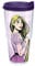 Tervis Disney-Rapunzel Vaso Aislado, Plástico, Acuarela Splash
