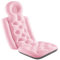 Baymate Badewannenkissen Badewannen Kissen Komfort Badekissen Wannenkissen Nackenkissen Ergonomische Home Spa Kopfstütze für Badewanne Whirlpool und Home Spa (Pink,93X40cm)