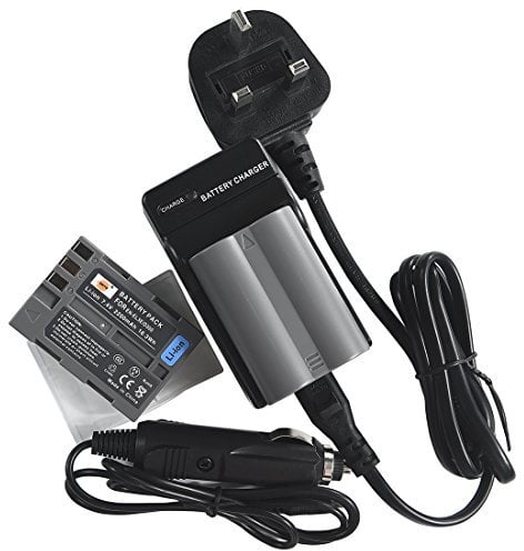 DSTE 2pcs EN-EL3e Rechargeable Battery + Travel Charger Compatible with EN-EL3 D30 D50 D70 D70S D90 D80 D100 D200 D300 D300S D700 Digital SLR Camera