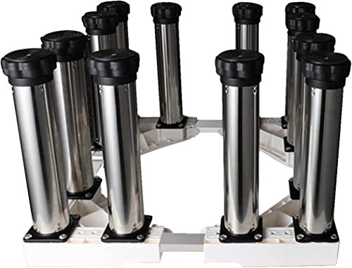 FiorHOCc Base LavatriceBase Regolabile Multifunzionale Altezza del cestello Alto 28-31 cm Staffa del Supporto del Frigorifero Larghezza/Lunghezza 47-67 cm Supporto del Supporto per asciugatrici,cucin