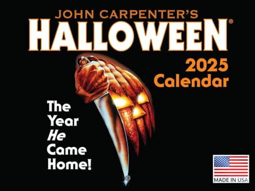 Halloween Kalender 2025 Horrorfilm von John Carpenters Monatlicher Wandkalender 12 Monate