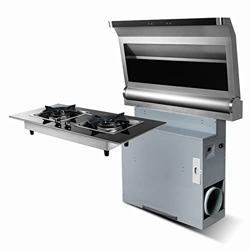 Flip-Typ Split Integrated Herd Side Suction Range Hood Gas Herd Set Large Suction