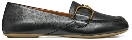 Geox Femme D Palmaria J Mocassins Plats, Noir, 39 EU