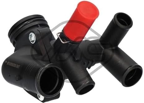 Metalcaucho 35136 Thermostatgehäuse mit Dichtung mit Sensor mit Thermostat Kompatibel mit FIAT Ducato Kastenwagen 250, 290 1731770 BK2Q8A586AA 9678741380