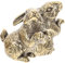 IMIKEYA 2st Kaninchen-Statue Aus Messing Sternzeichen Hase Figur Hasenfiguren Aus Messing Feng-Shui-Kaninchen-Statue Häschen-Statue Aus Messing Miniatur Armaturenbrett Chinesischer Stil
