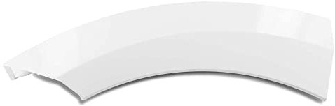DEKAROX Tirador de puerta 105 x 84 x 24 mm para Gorenje 333855 349966 Mango de plástico resistente blanco para lavadora de carga frontal