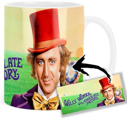 Willy Wonka & Chocolate Factory Gene Wilder Tasse Keramikbecher Mug
