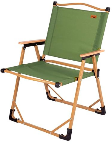 AKTIVE 63066 Silla Plegable Alta Verde Glamping
