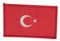 Türkei Flaggenpatch - Taktischer Gestickter Länderpatch - Militär Patch (Türkei)