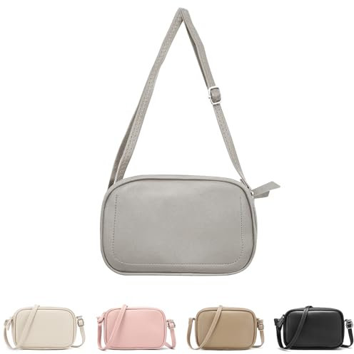 Handtasche Damen Klein Umhängetasche,Mini Urban Komfort Umhängetasche Damen,Crossbody Bag Damen,PU Leder Crossbody Schultertasche,Damen PU Leder Handytasche,Verstellbar Abnehmbar Schultergurt