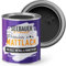 SEEBAUER diy Mattlack Schwarz 750ml für Innen & Außen (No. 100 Black Pearl) Möbelfarbe ohne Schleifen - Hybrid-Lack für Holz, Metall, Kunststoff - Holzlack, Möbellack hohe Deckkraft