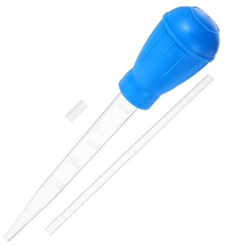 Kisangel Fish Tank Suction Cleaner Aquarium Pipette Cleaner Extender Safe for Fish Tanks