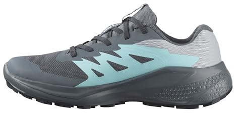 Salomon Damen Alphaglide Gore-TEX, vielseitige Trailrunning Schuhe für Komfort, ideal für Wanderungen und Trailrunning bei Outdoor-Abenteuern, Dunkelgrün, 39 ⅓