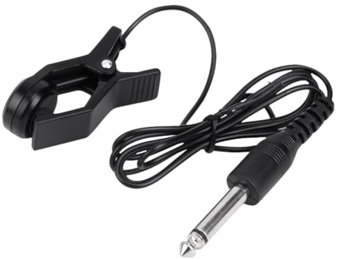 Pastilla de guitarra profesional de 6,35 mm, amplificador de afinador de guitarra de 0,9 m, cable de conexión para violín de instrumentos de cuerda