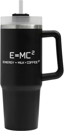 Energy Milk Coffee Science Funny Big Tumbler, Energy Milk Coffee Science Funny Mug, Insulated Flask, Large Mug