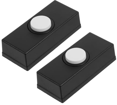 ARTIBETTER 2pcs Vintage Doorbell Retro Push Button Doorbell for Home Weather Resistant Connectivity Design for Traditional Entrances