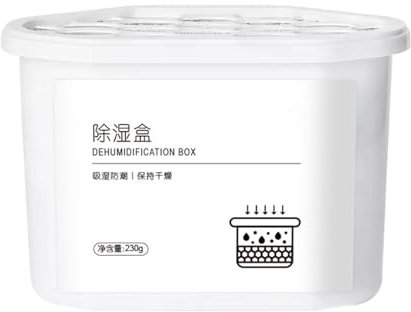 Closet Moisture Absorbers - Portable Odorless Moisture Eliminator,Compact Dehumidifier Box for Closets Wardrobes Shoe Cabinets Storage Units