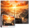 1000 Teile Puzzles für Erwachsene Christus Kreuz Jigsaw Sonnenuntergang Landschaft Puzzle 1000 Teile Puzzles für Spieleabend Christentum Heilige Bibel Wanddekoration DIY Handwerk 27 x 20 Zoll Puzzle