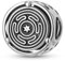 ZUOHUI Breloque en argent sterling «Roue d'Hécate» – Pendentif symbole en argent 925 for bracelets, colliers et porte-clés DIY | Cadeau for femme (mère, sœur, fille) | Compatible avec les charms Pando