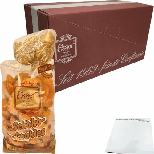 usy Bundle für Esser Schoko Cookies VPE (10x300g Beutel) + usy Block