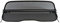 GermanTuningParts Windschott für Renault Megane 3 CC Cabrio 2011-2017 - Klappbar - mit Schnellverschluss – Schwarz | Windabweiser | Windblocker | Wind Deflector