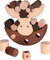 Balancierspiel Geschicklichkeitsspiel Elch aus Holz von goki Nature ökologisches Spielzeug mit Palandi® Sticker