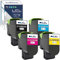 LCL 802SK 802SC 802SM 802SY Toner kompatibel für Lexmark 80C2SK0 80C2SC0 80C2SM0 80C2SY0 für Lexmark CX310 CX310N CX310DN CX410 CX410E CX410DE CX410DTE CX510 CX510DE CX510DHE CX51010DTHE (4-Pack)